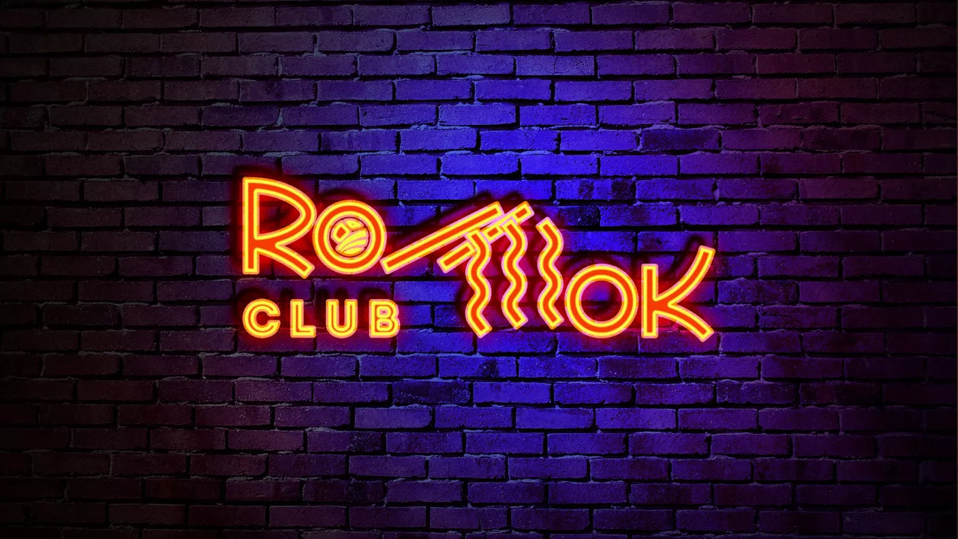 Разработка интерьерной вывески суши-бара «Roll Wok Club» в Закаменске